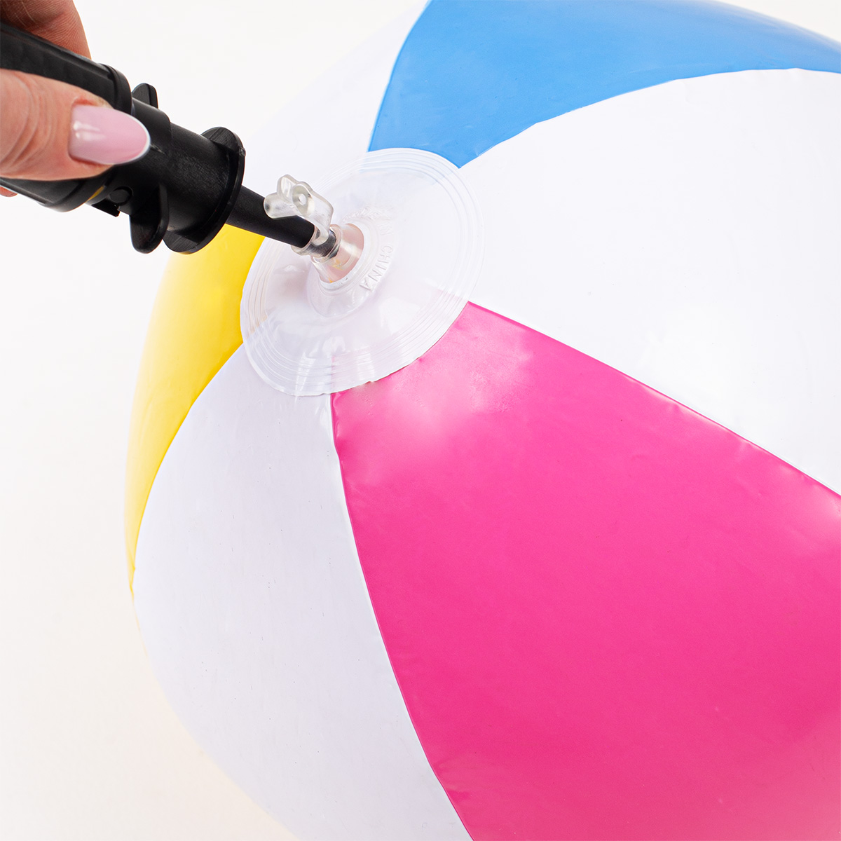 Piłka plażowa dmuchana na basen 40cm trójkolorowa